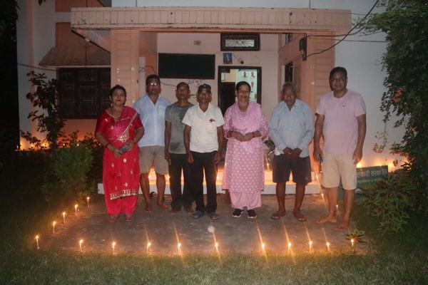 २५औं वार्षिकोत्सवको पूर्वसन्ध्यामा दीप प्रज्वलन